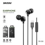Snzou DeepBass Type-C Wired Earphones with Mic (1)