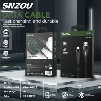 HyperCharge 140W USB-A to Type-C Cable