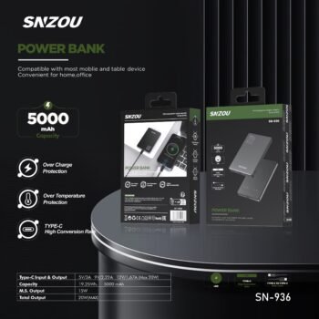 SlimCharge 5000mAh Power Bank