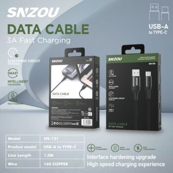 SmartCharge 3A USB-A to Type-C Cable