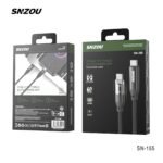 Snzou SpeedSync 60W Type-C to Type-C Data Cable (1)