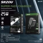 Snzou SwiftCharge 25W Dual Port USB-C & USB-A Charger (1)