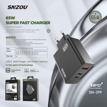 TurboPower 65W GaN Charger (Dual USB-C)